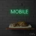 Custom Neon | Mobile Neon Sign | 7x26 Inches | Green Neon Sign for Modern Decor 2