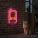 Custom Neon | Bus Design Neon Sign | 24x15 Inches | Orange and Hot Pink Color 2