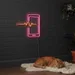 Custom Neon | Smartphone with Pulse Neon Sign | 24x26 | Hot Pink Orange 2