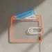 Custom Neon | Wallet Design Neon Sign | 23x24 Inches | Orange Blue White Colors 1