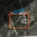 Custom Neon | Wallet Design Neon Sign | 23x24 Inches | Orange Blue White Colors 2