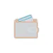 Custom Neon | Wallet Design Neon Sign | 23x24 Inches | Orange Blue White Colors 3