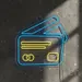 Custom Neon | Credit Card Design Neon Sign | 24x25 | Yellow and Blue Bright Sign 2