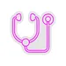 Custom Neon | Stethoscope Neon Sign | 20x21 | Hot Pink 3