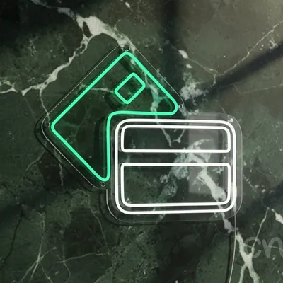 Custom Neon | Credit Card Design Neon Sign | 20x24 | Green