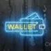Custom Neon | Wallet Neon Sign | 16x27 | Yellow and Blue Neon Light Wall Decor 2