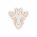 Custom Neon | Giraffe Neon Sign | 30x28 | Orange Bright Neon Sign for Home Decor 3