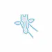 Custom Neon | Giraffe Neon Sign | 24x24 | Ice Blue Neon Sign for Bedroom Decor 3