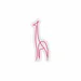 Custom Neon | Giraffe Neon Sign | 27x12 | Hot Pink Bright Color for Home Decor 3