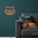 Custom Neon | Wolf Face Neon Sign | 20x24 | Orange Neon Sign for Bedroom Decor 2