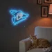 Custom Neon | Dog Face Neon Sign | 18x23 | Ice Blue and White 2