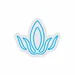 Custom Neon | Lotus Flower Neon Sign | 16x19 | Ice Blue Light for Home Decor 3