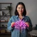 Custom Neon | Lotus Flower Neon Sign | 16x22 | Hot Pink 1