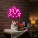 Custom Neon | Lotus Flower Neon Sign | 16x22 | Hot Pink 2