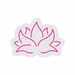 Custom Neon | Lotus Flower Neon Sign | 16x22 | Hot Pink 3