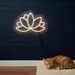 Custom Neon | Lotus Flower Neon Sign | 14x20 | White Light Decor for Home and Office 2
