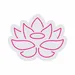 Custom Neon | Lotus Flower Neon Sign | 24x19 | Hot Pink | Perfect for Home Decor 3