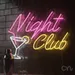 Custom Neon | Night Club Neon Sign Neon Sign | 19x24 | Hot Pink, Yellow, Warm White 2
