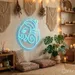 Custom Neon | Elephant Head Neon Sign | 24x22 | Ice Blue Neon Sign for Home Decor 1