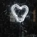 Custom Neon | Abstract Swirl Neon Sign | 22x24 | Warm White 2