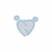 Custom Neon | Bear Face Neon Sign | 21x24 | Ice Blue Neon Sign for Room Decor 3