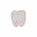 Custom Neon | Tooth Shape Neon Sign | 24x21 | Orange Light for Bedroom or Decor 3