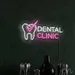 Custom Neon | Dental Clinic Neon Sign | 12x24 | Hot Pink Neon Sign for Dental Offices 2