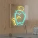 Custom Neon | Tooth with Hat Neon Sign | 24x18 | Blue and Yellow 1