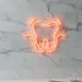 Custom Neon | Tooth Design Neon Sign | 20x24 | Warm Orange Light for Home Decor 1