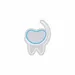 Custom Neon | Tooth Shape Neon Sign | 24x18 | Ice Blue Neon Sign for Kids Room Decor 3
