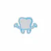 Custom Neon | Tooth with Smile Neon Sign | 17x24 Inches | Sky Blue Neon Sign 3