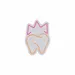 Custom Neon | Tooth with Crown Neon Sign | 24x17 Inches | Pink Orange Colors 3