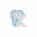 Custom Neon | Tooth and Person Design Neon Sign | 24x23 | Ice Blue Warm White 3