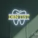Custom Neon | Dentist Neon Sign | 18x24 | Yellow Neon Sign for Dental Office and Shop 1