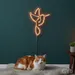 Custom Neon | Hummingbird Neon Sign | 24x18 | Orange Bright Colors for Home Decor 2