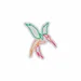 Custom Neon | Hummingbird Design Neon Sign | 24x21 Inches | Green Orange Pink 3