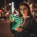 Custom Neon | Hummingbird Neon Sign | 24x30 | Green and Orange Neon Lights 1