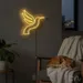 Custom Neon | Bird Design Neon Sign | 24x23 Inches | Yellow Neon Sign for Wall Decor 2