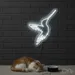 Custom Neon | Hummingbird Design Neon Sign | 30x24 | Warm White 2
