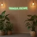 Custom Neon | Leaf Design Neon Sign | 24x21 | Green Neon Sign for Home Decor 2