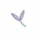Custom Neon | Leaf Design Neon Sign | 24x21 Inches | Green and Purple Neon Sign 3