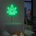 Custom Neon | Leaf Design Neon Sign | 24x24 | Green Neon Sign for Home Decor 2