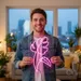 Custom Neon | Leaf Design Neon Sign | 24x15 Inches | Hot Pink Bright Neon Decor 1