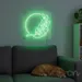 Custom Neon | Leaf Design Neon Sign | 24x25 | Green Perfect for Home Decor and Gift 2