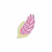 Custom Neon | Leaf Design Neon Sign | 24x18 | Hot Pink Yellow Bright Wall Decor 3