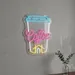 Custom Neon | Coffee Neon Sign | 22x16 | Hot Pink, Ice Blue, Bright Yellow 2