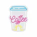 Custom Neon | Coffee Neon Sign | 22x16 | Hot Pink, Ice Blue, Bright Yellow 3