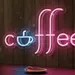 Custom Neon | Coffee Neon Sign | 14x24 | Hot Pink and Ice Blue 2
