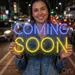 Custom Neon | Coming Soon Neon Sign | 13x22 Inches | Blue and Yellow Neon Sign 1