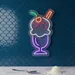 Custom Neon | Ice Cream Sundae Neon Sign | 20x11 | Purple Pink Orange Green 2